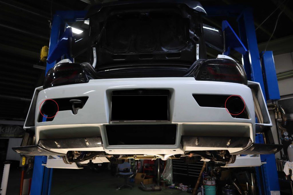 S2000チタンワンオフマフラー製作