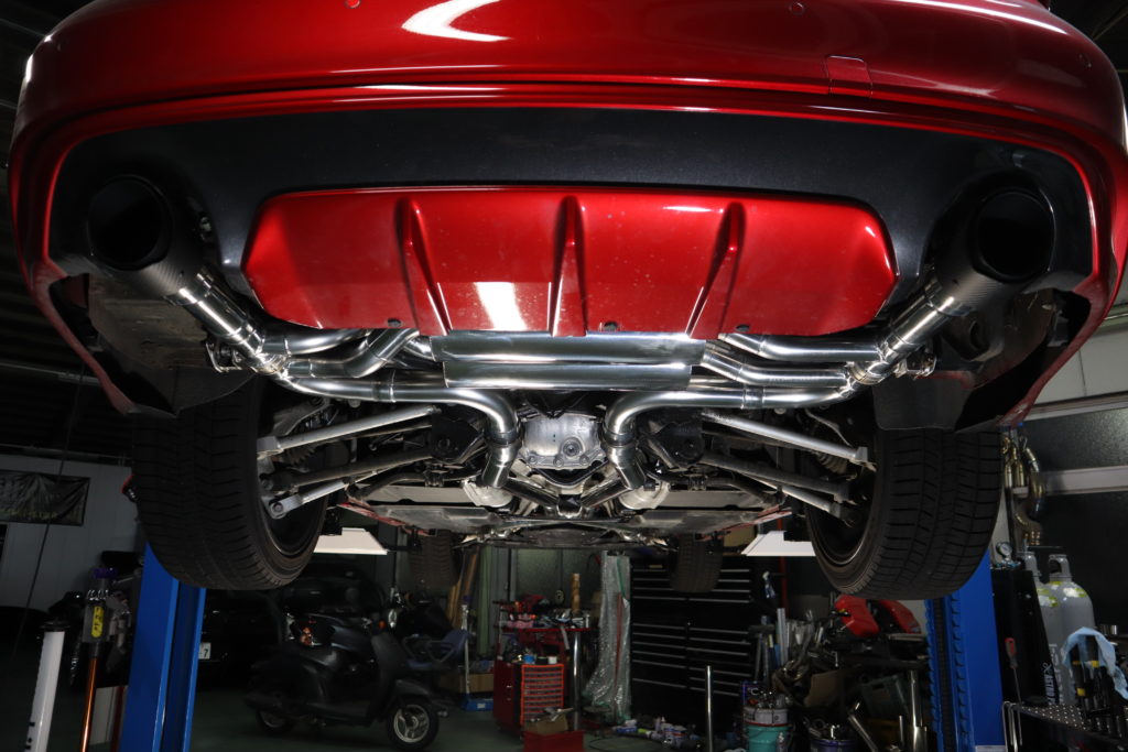 SKYLINE400Rマフラー製作スキルズ