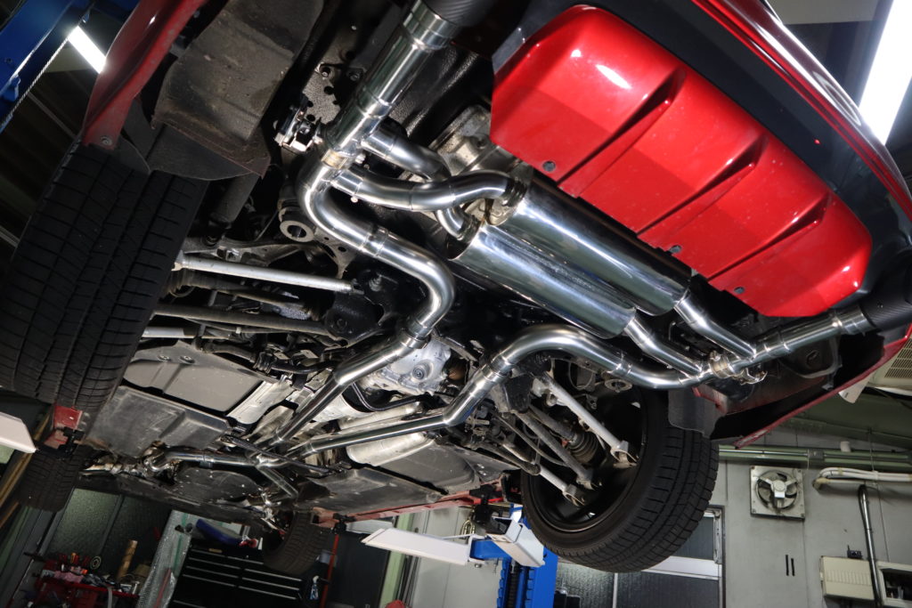 スカイライン400Rワンオフマフラー製作