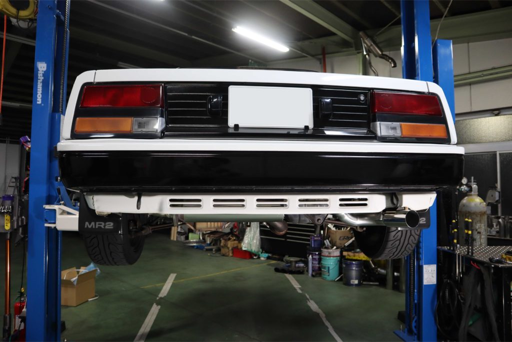 MR2AW11ワンオフマフラー製作