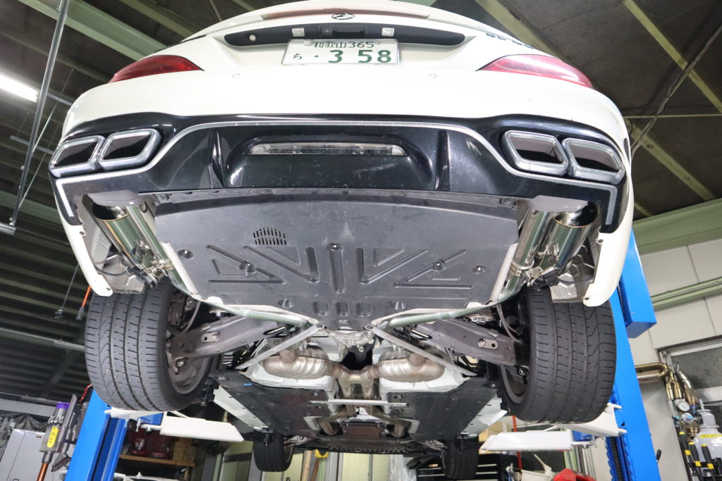 Sl400 R231可変バルブマフラー製作