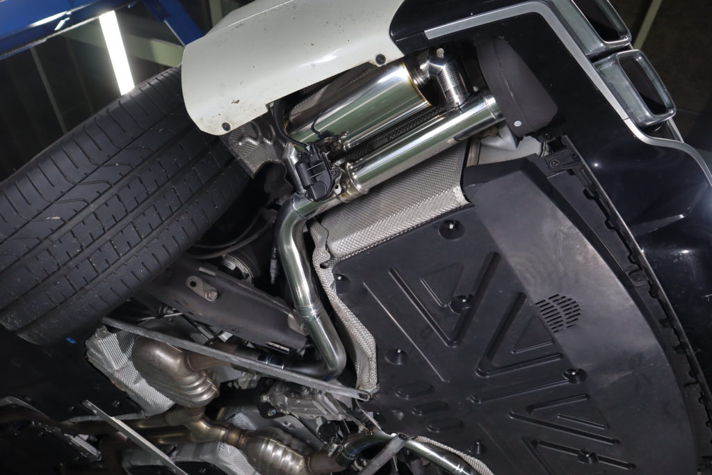 Sl400 R231可変バルブマフラー製作